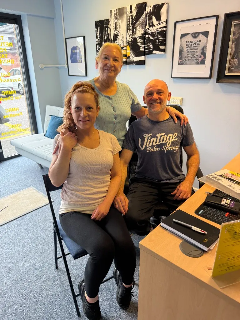 The Tax for Taxi Drivers team in their Belfast office